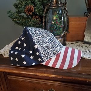 American flag hat, never worn